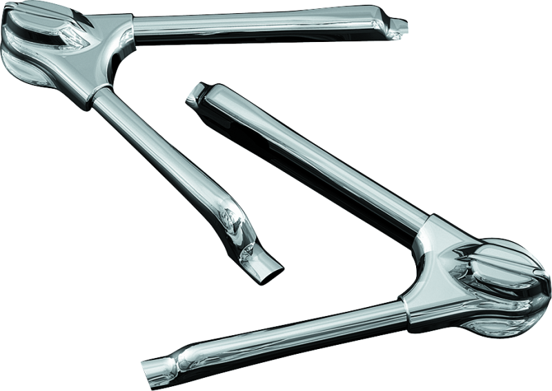 Kuryakyn Swingarm Tube Covers 08-17 Softail Models Chrome 7815