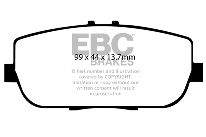 EBC 16-21 Fiat 124 Spider 1.4T Bluestuff Rear Brake Pads DP51775B