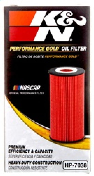 K&N Performance Oil Filter for 2019 Audi A3 2.0L HP-7038