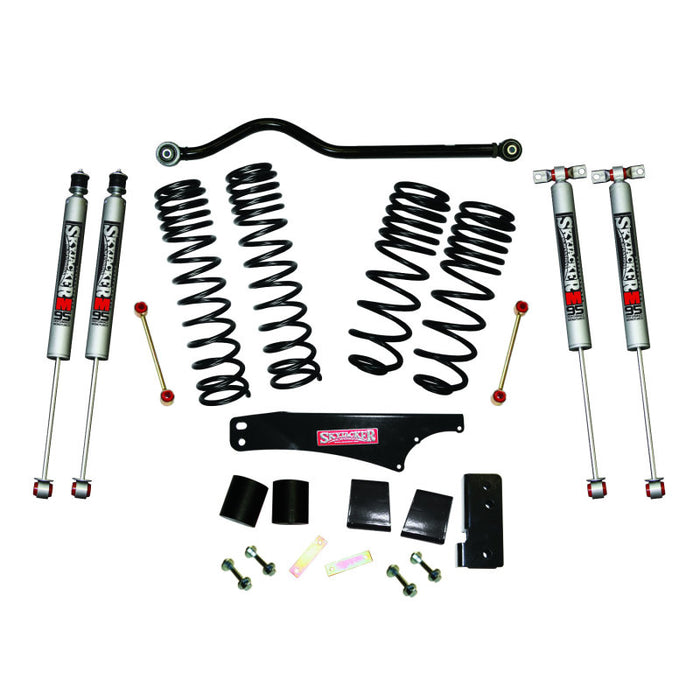 Skyjacker 2007-2018 compatible with Jeep Wrangler JK 2 Door 4WD Long Travel 3.5in-4in Lift Kit w/M95 Monotube Shocks JK35BPMLT