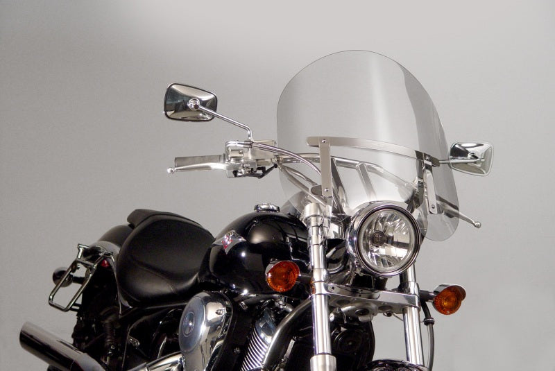 National Cycle 83-22 Harley XL/FXR/D/17-25 Hon/07+ Kaw Dakota 3 w/Low Turn Signals Windshield-Clr NC125A