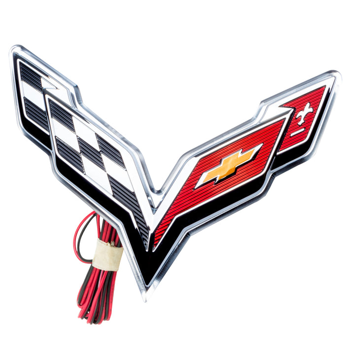 Oracle Corvette C7 Rear Illuminated Emblem Red SEE WARRANTY 3633-003