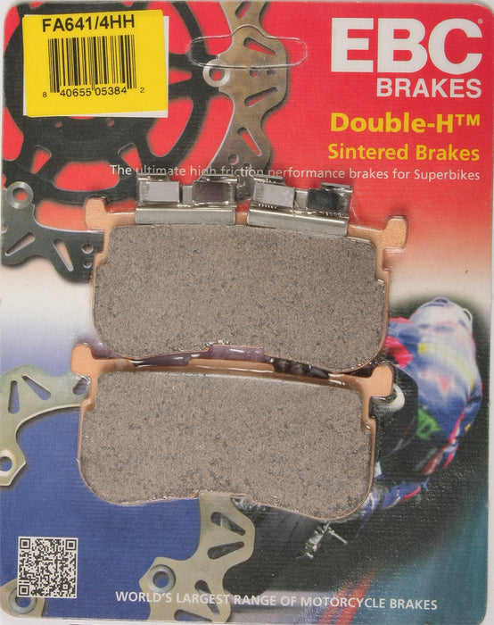 EBC Brakes FA641/4HH Double-H Series Sintered Disc Brake Pad, Black