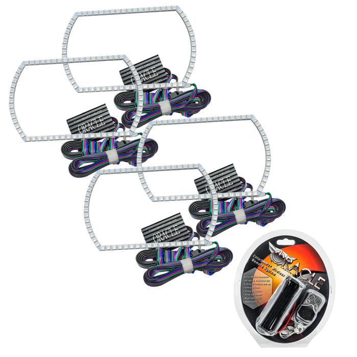 Oracle Chevrolet Silverado 07-13 Halo Kit Square Style ColorSHIFT SEE WARRANTY 2358-330