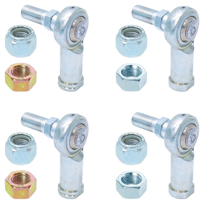 RockJock Adjustable Sway Bar End Link Rod End Pack for Steel Arms Heim Style CE-99005R