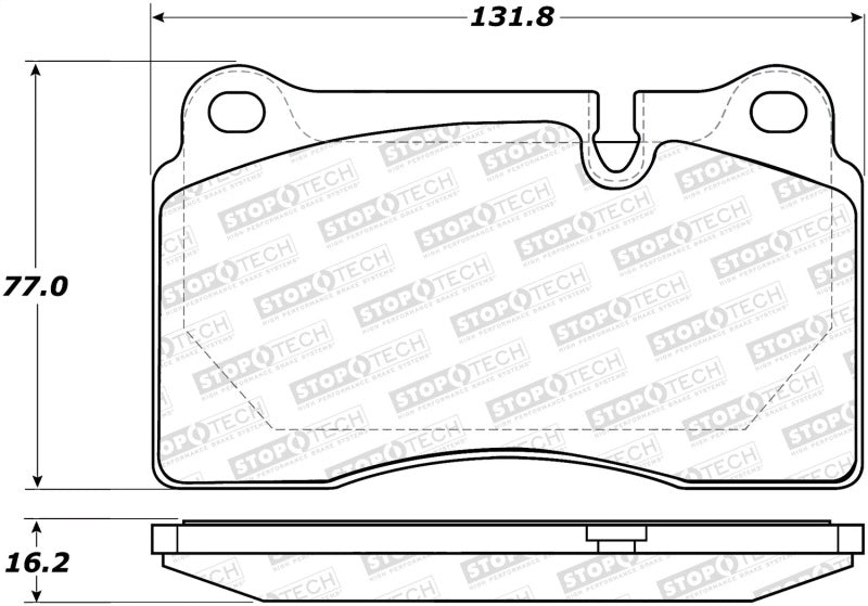 StopTech Street Brake Pads 308.1263