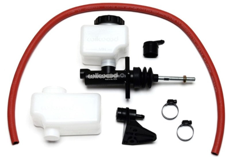 Wilwood Short Remote M/C Kit 1-1/8in Bore 3/8in-24 Banjo Outlet 260-13623