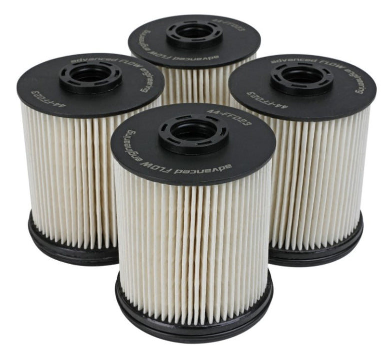 aFe ProGuard D2 Fuel Filter; GM Diesel Trucks 17-21; V8 6.6L L5P 4 Pack 44-FF023-MB