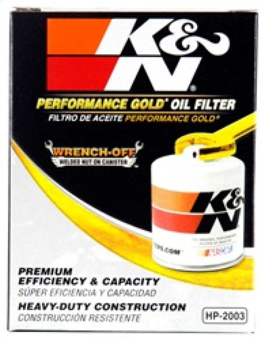 K&N Oil Filter OIL FILTER; AUTOMOTIVE HP-2003