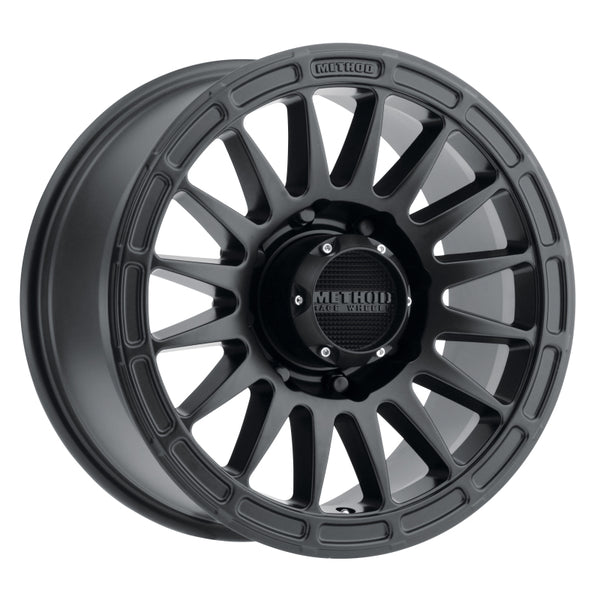 Method MR314 17x8.5 0mm Offset 8x6.5 130.81mm CB Matte Black Wheel MR31478580500