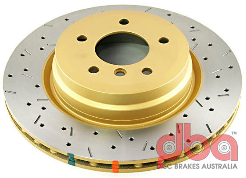 DBA 06+ BMW 335d/335i E90/91/92 Rear Drilled & Slotted 4000 Series Rotor 42859XS