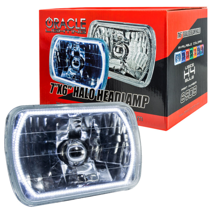 Oracle Pre-Installed Lights 7x6 IN. Sealed Beam White Halo SEE WARRANTY 6908-001