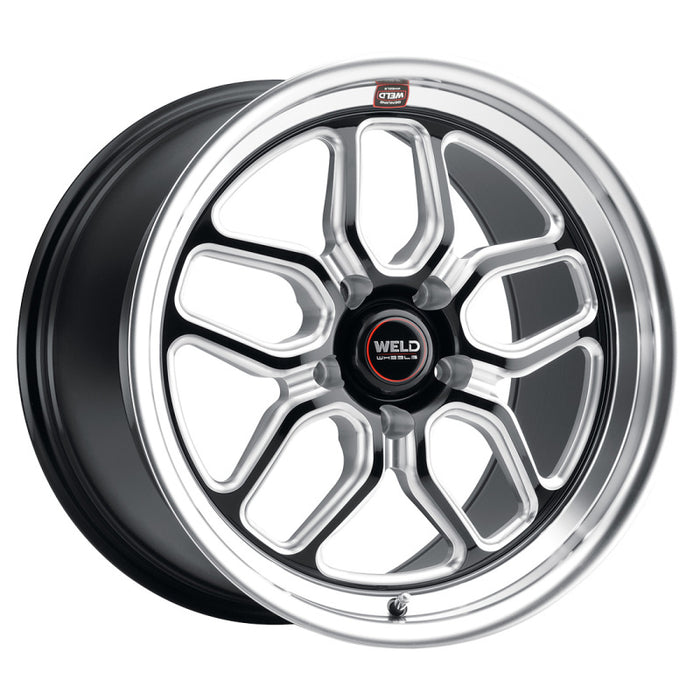 Weld S107 18X10.5 Laguna 5X120.65 ET54 BS7.9 Gloss Black MIL Dia 70.3 S10780562P54