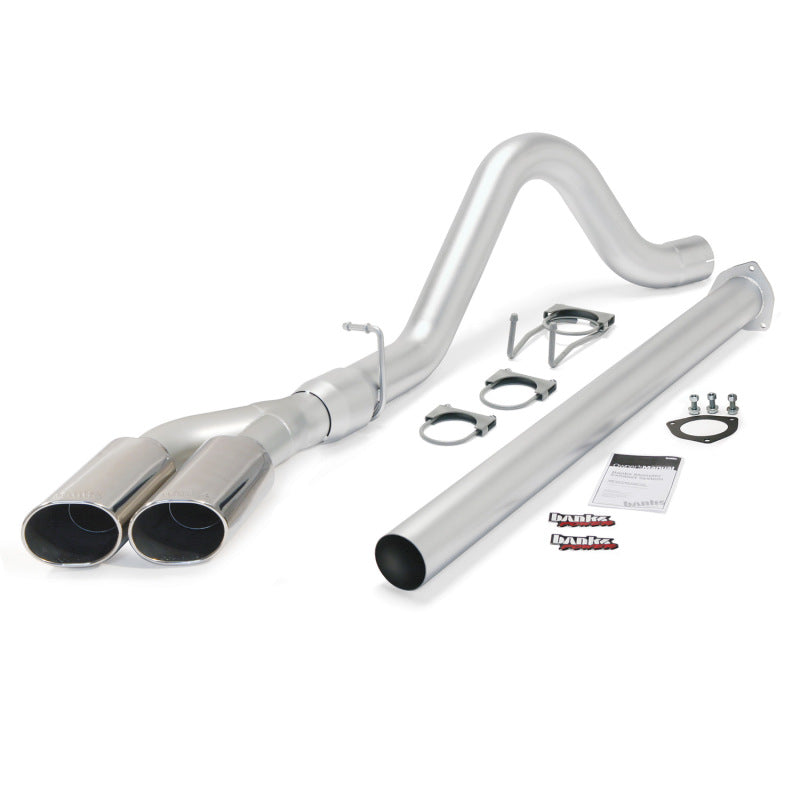 Banks Power 11-13 Ford 6.7L F250-350 Monster Exh Sys SS Single-Dual Exh w/ Chrome Tips 49789