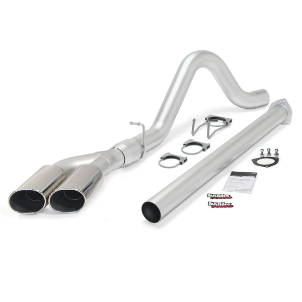 Banks Power 11-13 Ford 6.7L F250-350 Monster Exh Sys SS Single-Dual Exh w/ Chrome Tips 49789