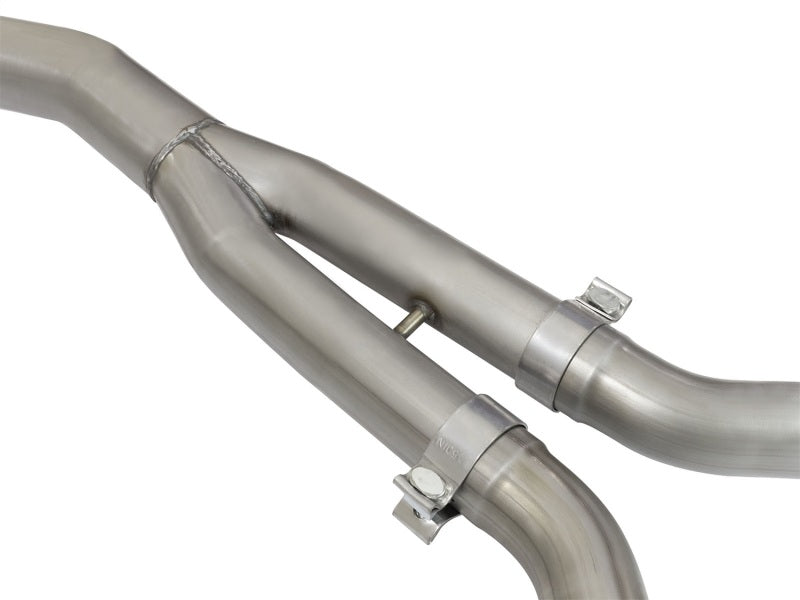 aFe MACHForce XP Exhausts Cat-Back SS-304 EXH w/ Black Tips 15-16 Ford Mustang EcoBoost 2.3L (t) 49-33084-B