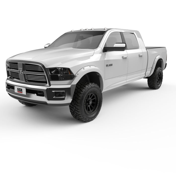 EGR 10+ Compatible with Dodge Ram HD Bolt-On Look Color Match Fender Flares Set Bright White 792854-PW7