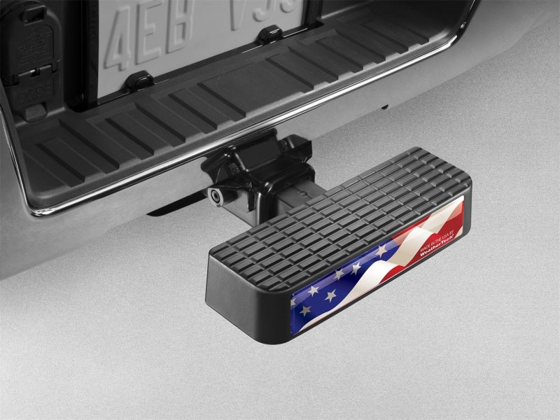 WeatherTech BumpStep Black (w/ Waving Flag Emblem) 81BS2USF