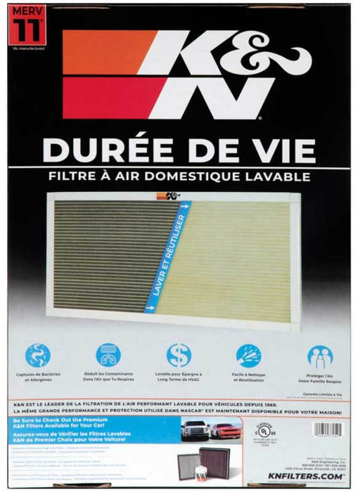 K&N HVAC Filter 14 x 20 x 1 HVC-11420