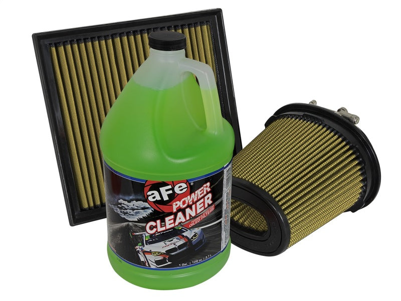 aFe MagnumFLOW Pro Dry S Air Filter Power Cleaner 1 Gallon (4 Pack) 90-10304