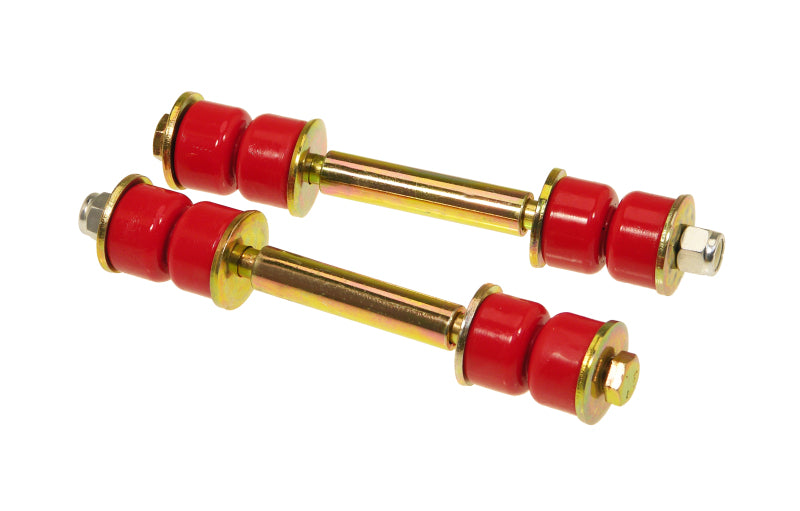 Prothane Universal End Link Set 4 1/4in Mounting Length Red 19-408