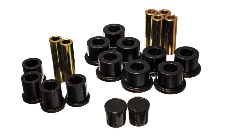 Energy Suspension Rear Spring Bushing Set Black 5.2118G