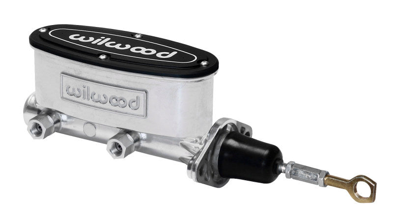 Wilwood High Volume Tandem M/C 7/8in Bore Ball Burnished-W/Pushrod Early Mustang 260-12900-P