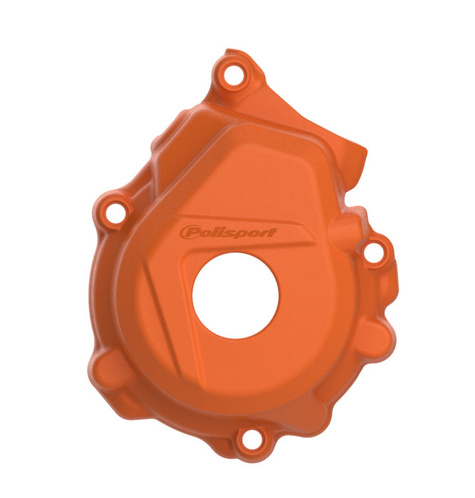 Polisport Ignition Cover Protector (Orange KTM) for 16-20 KTM 250SXF