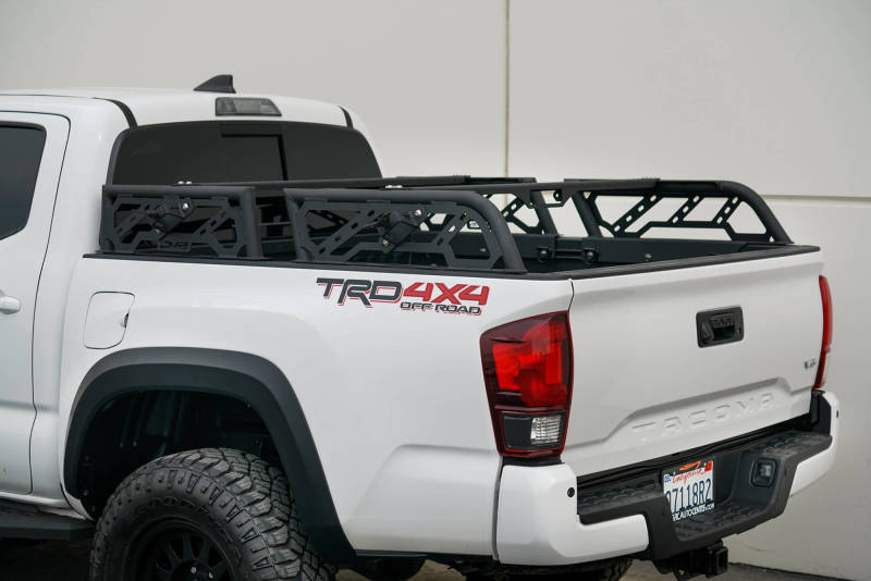 DV8 Offroad 20-22 compatible with Jeep Gladiator JT / 05-21 Toyota Tacoma Overland Bed Rack 2pc. Adjustable RRUN-01