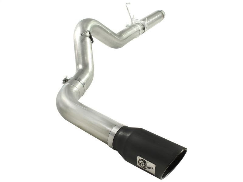 aFe Atlas Exhausts DPF-Back Aluminized Steel Exhaust Compatible with Dodge Diesel Trucks 07.5-12 L6-6.7L Black Tip 49-02016-B