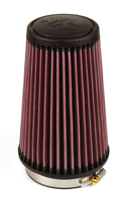 K&N Filter Universal Rubber Filter 3 1/2 inch Flange 4 5/8 inch Base 3 1/2 inch Top 7 inch Height RU-3130