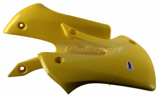 Polisport Radiator Shroud Set (YELLOW RM 2001) For 03-05 SUZUKI RM65