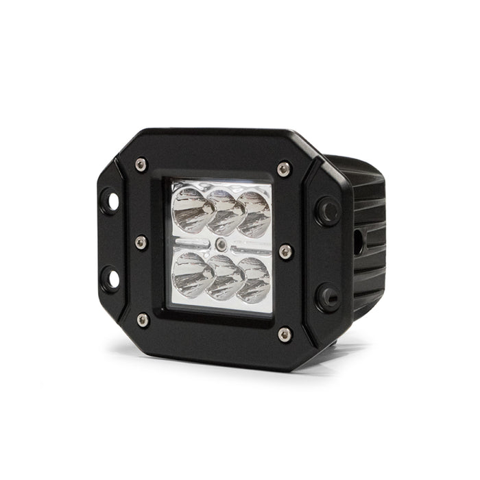 DV8 Offroad 3in Flush Mount LED Lights 20W Flood/Spot 5W Cree B3FM24W3W