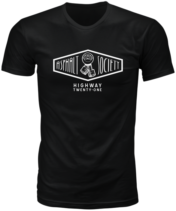 Highway 21 Men's Asphalt Society Tee (Black, Small)