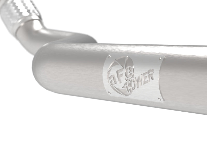 afe POWER MACH Force-Xp 09-16 Audi A4/A5 B8 L4-2.0L(t) 304 SS 3in. Front Resonator Delete Pipe 49-36428