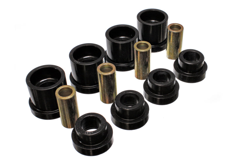 Energy Suspension 95-98 Compatible with Nissan 240SX (S14) Black Rear Subframe Insert Set (Must reuse all metal part 7.1117G