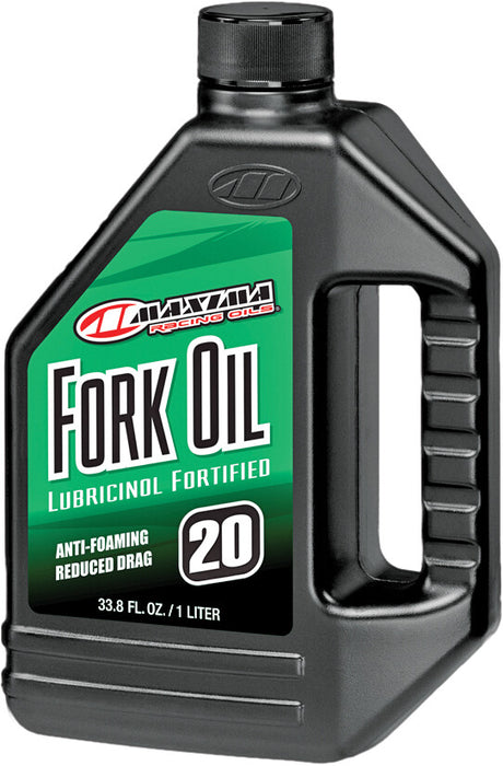 Maxima 57901 20WT Standard Hydraulic Fork Oil - 1 Liter Bottle