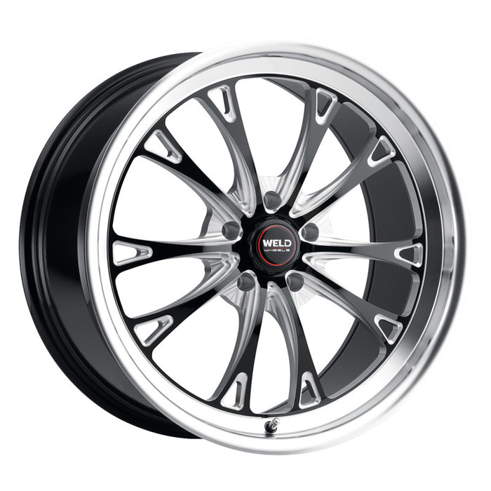 Weld S113 20X10.5 Belmont 5X120 ET38 BS7.25 Gloss Black MIL Dia 72.56 S11300521P38