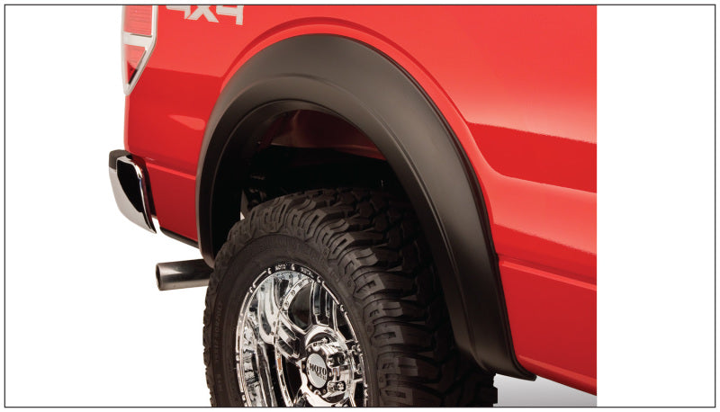 Bushwacker 94-14 Ford E-250 Super Duty Extend-A-Fender Style Flares 2pc Black 22004-11