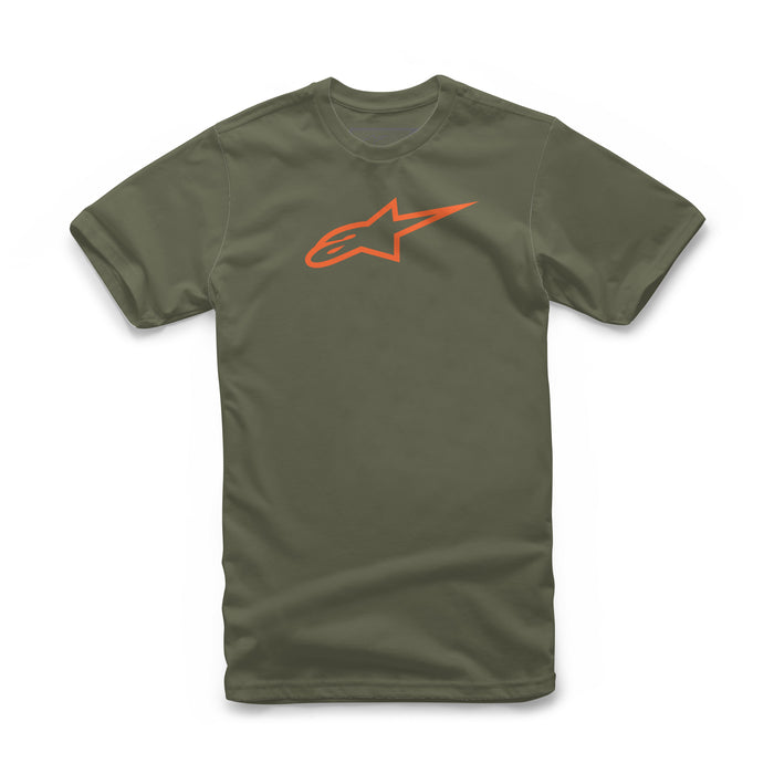 Alpinestars Unisex-Adult Ageless Tee-Military/Orange (2X) (Multi, One Size)