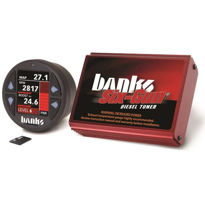 Banks 07-10 Chevy/GMC 2500/3500 6.6L LMM Six-Gun Diesel Tuner w/ iDash-1.8 DataMonster 61446