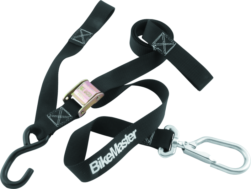 BikeMaster Tiedown 1-1/2in Swivel Softhook Black 100541