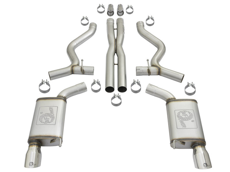 aFe MACHForce XP 3in-2.5in 304SS Exhaust Cat-Back 15-20 Audi S3 L4-2.0L (t) Polished Tips 49-36442-P