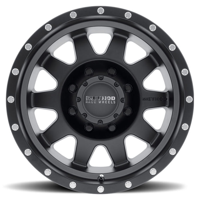 Method MR301 The Standard 17x9 -12mm Offset 8x170 130.81mm CB Matte Black Wheel MR30179087512N