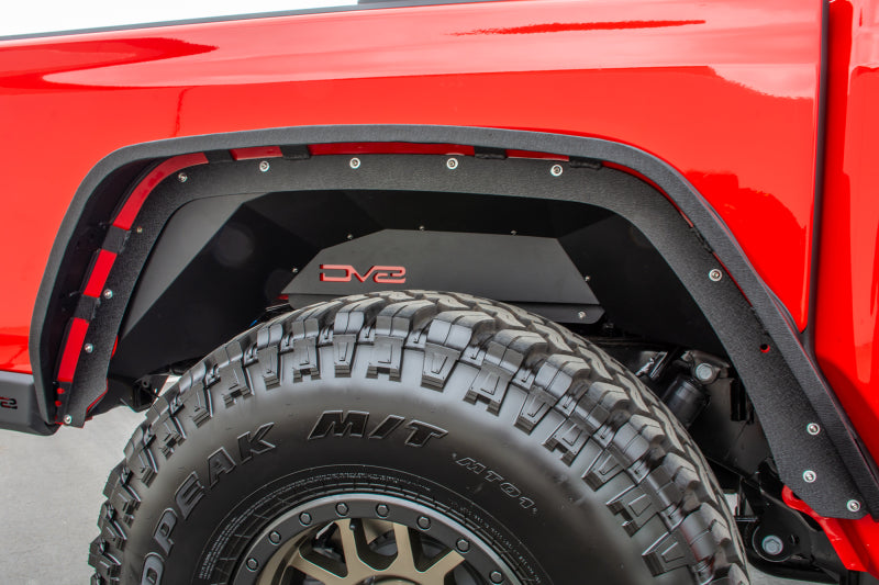 DV8 Offroad 201+ compatible with Jeep Gladiator Rear Inner Fenders Black INFEND-04RB