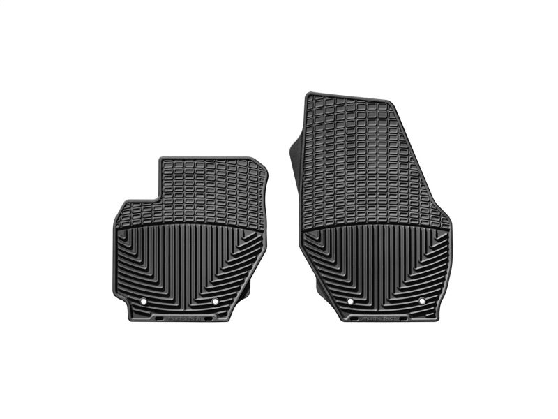 WeatherTech 07+ Volvo S80 Front Rubber Mats Black W169