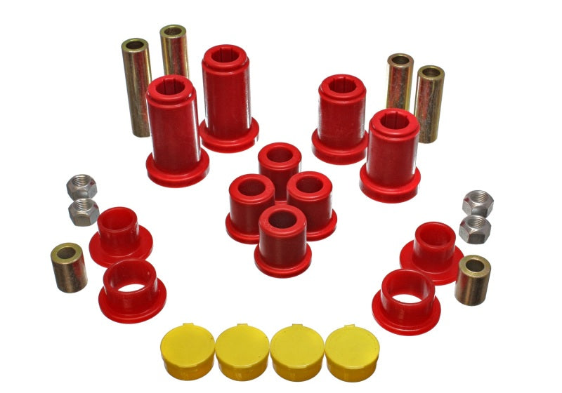 Energy Suspension 99-07 General Motors (Various) Red Front End Control Arm Bushing Set 3.3190R