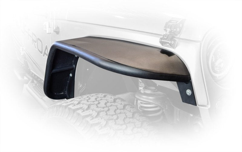 DV8 Offroad 07-18 compatible with Jeep Wrangler JK Front & Rear Flat Tube Fenders FENDB-02