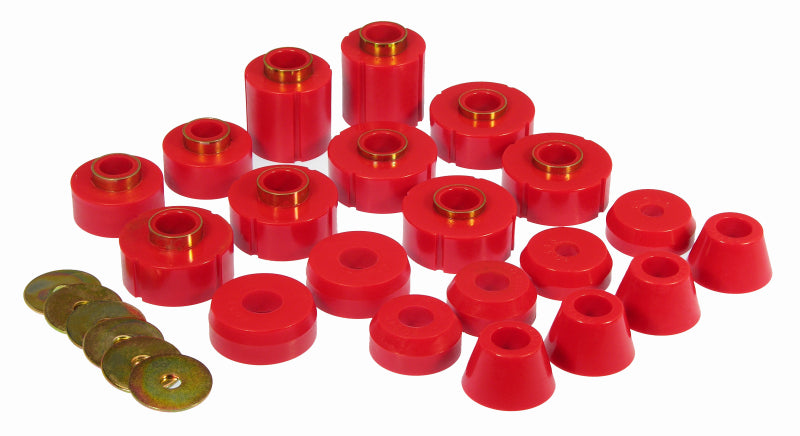 Prothane 80-96 Ford F100/350 2/4wd Body Mount Red 6-108