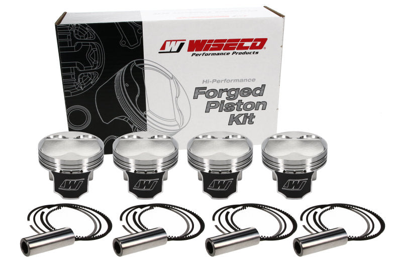 Wiseco Honda 4v DOME +6.5cc STRUTTED 87MM Piston Shelf Stock Kit K572M87